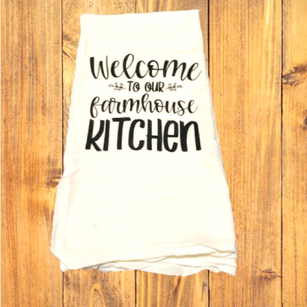 Handmade Farmhouse Kitchen Towel